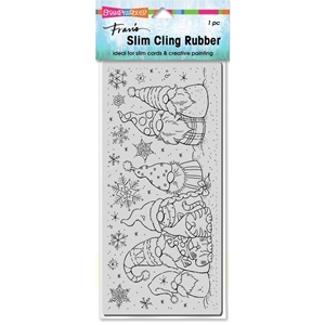 Picture of Stampendous Cling Stamp Σφραγίδα Rubber - Slim Winter Gnomes