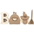 Picture of Foundations Decor Chunky Wood Block Words - Boo!