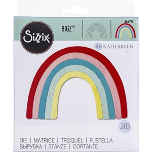 Picture of Sizzix Bigz Die By Kath Breen – Rainbow