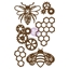 Εικόνα του Prima Laser Cut Chipboard - Powerful Bees