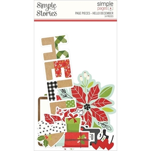Picture of Simple Stories Simple Pages Page Pieces – Hello December, Make it Merry 