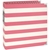Picture of Simple Stories Sn@p! Striped Designer Binder 6"X8" - Pink Stripe