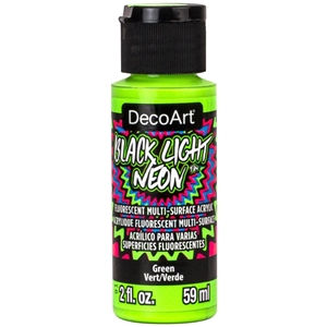 Picture of DecoArt Black Light Neon Acrylic Paint - Green