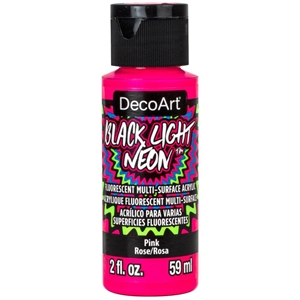 Picture of Deco Art Black Light Neon Acrylic Paint - Pink