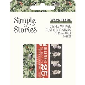 Picture of Simple Stories Washi Tape -  Simple Vintage Rustic Christmas 