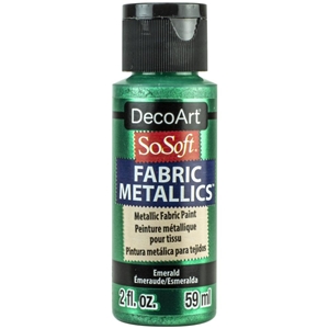 Picture of SoSoft Fabric Metallics Ακρυλικο Χρώμα για Ύφασμα 59ml - Emerald