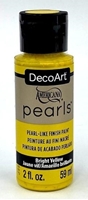 Εικόνα του DecoArt Ακρυλικό Χρώμα Americana Pearls 59ml - Bright Yellow