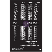 Εικόνα του Prima Marketing Finnabair Στένσιλ 6"X9" - Book Of Numbers
