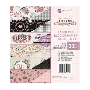 Picture of Prima Marketing Double-Sided Paper Pad 6''x6'' – Hello Pink Autumn