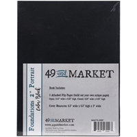 Εικόνα του 49 And Market Foundations 2" Portrait Album 8.5"X6.5" - Black
