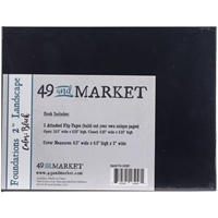 Εικόνα του 49 And Market Foundations 2" Landscape Album 8.5"X6.5" - Black