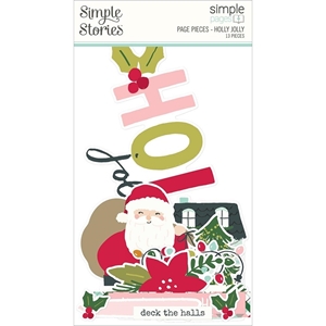 Picture of Simple Stories Simple Pages Page Pieces – Holly Days, Holly Jolly