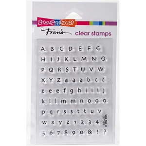 Picture of Stampendous Perfectly Clear Stamps - Tiny Alphabet