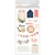 Picture of Jen Hadfield Thickers Stickers - Peaceful Heart, Phrase
