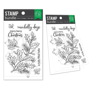 Picture of Hero Arts Clear Stamp & Die Combo – Holly Berries