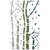 Picture of Ciao Bella Art Texture Stencil 5"X8" - Birch Trees