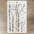 Picture of Ciao Bella Art Texture Stencil 5"X8" - Birch Trees
