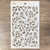Picture of Ciao Bella Art Texture Stencil 5"X8" -  Winter Flowers