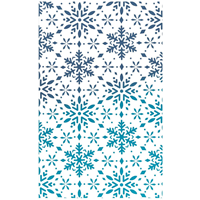 Εικόνα του Ciao Bella Art Texture Στένσιλ 5"X8" -  Snowflakes