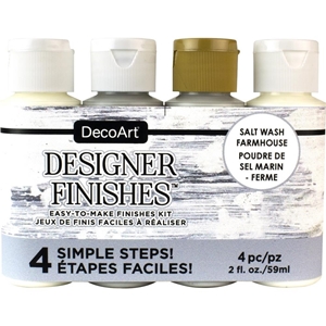 Picture of DecoArt Designer Finishes Paint Pack - Σετ Ακρυλικών Χρωμάτων για Ειδικό Φινίρισμα: Salt Wash Farmhouse