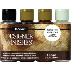 Picture of DecoArt Designer Finishes Paint Pack Σετ Ακρυλικών Χρωμάτων για Ειδικό Φινίρισμα - Rusted Metal