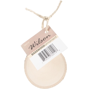 Picture of Wilsons Basswood Ornament W/Twine