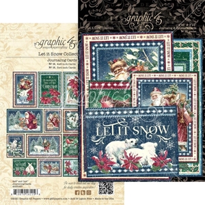Picture of Graphic 45 Journaling Cards -  Let it Snow