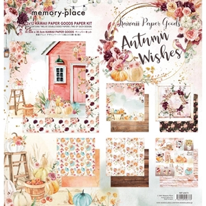 Picture of Memory Place Kawaii Paper Goods Paper Kit 12"X12" - Autumn Wishes