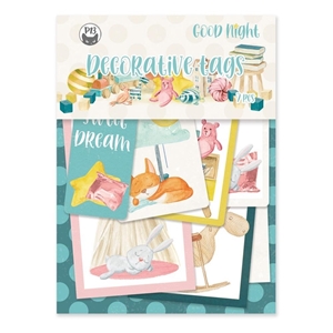 Picture of P13 Double-Sided Cardstock Tags - Good Night 03