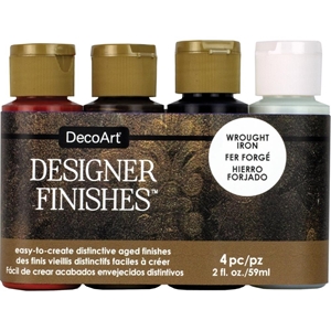 Picture of DecoArt Designer Finishes Paint Pack Σετ Ακρυλικών Χρωμάτων για Ειδικό Φινίρισμα - Wrought Iron