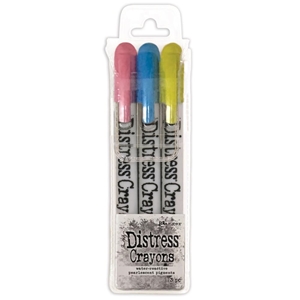 Picture of Tim Holtz Distress Crayons Pearl Set - Holiday Set 2, 3pcs