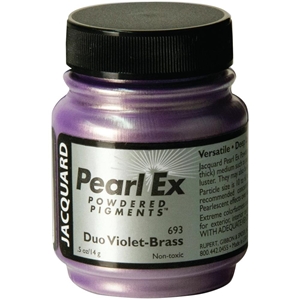 Picture of Jacquard Pearl Ex Powdered Pigment 0.5oz - Duo Violet Brass  - 