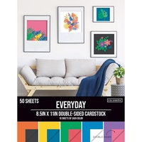 Εικόνα του Colorbok Μονόχρωμο Μπλοκ Scrapbooking Διπλής Όψεως 8.5" χ 11" - Everyday