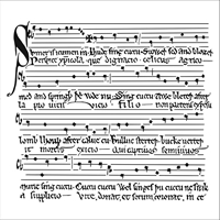 Εικόνα του Crafter's Workshop Template Στένσιλ 6"X6" - Medieval Music 