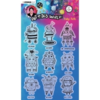 Picture of Studio Light Art By Marlene Clear Stamps Out Of This World- Baby Bots, 18pcs