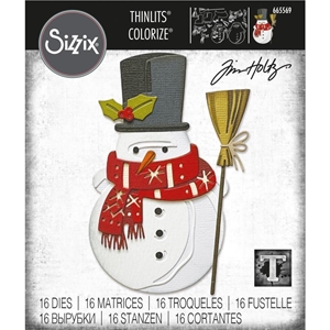 Picture of Sizzix Thinlits Dies By Tim Holtz Μήτρες Κοπής - Winston Colorize, 16 τμχ