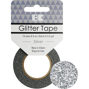 Picture of Best Creation Glitter Tape 15mmX5m - Silver