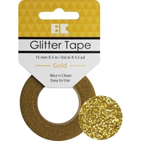 Εικόνα του Best Creation Glitter Tape 15mmX5m - Gold