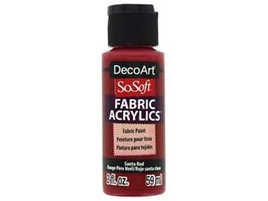 Picture of SoSoft Fabric Acrylic Paint 2oz - Santa Red
