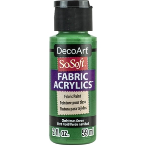 Picture of SoSoft Fabric Acrylic Paint 2oz - Christmas Green