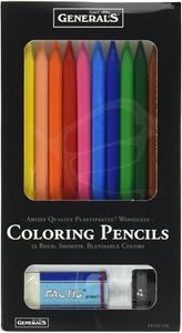 Picture of General's Factis Woodless Coloring Pencil Set - Assorted