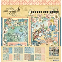 Εικόνα του Graphic 45 Collection Pack 12”x12” – Alice's Tea Party