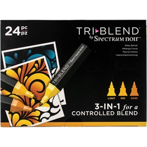 Picture of Spectrum Noir TriΒlend Markers Μαρκαδόρος Οινοπνεύματος 3 Σε 1 - Deep Blends, Σετ 24 τεμ