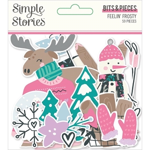 Picture of Simple Stories Bits & Pieces Die-Cuts – Feelin' Frosty