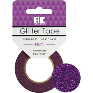 Picture of Best Creation Glitter Tape 15mmX5m - Plum