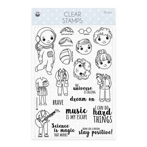 Picture of P13 Clear Stamp Set No. 1 - You Can Be Anything 