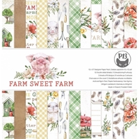 Εικόνα του P13 Μπλοκ Scrapbooking Διπλής Όψεως 12" x 12" -  Farm Sweet Farm