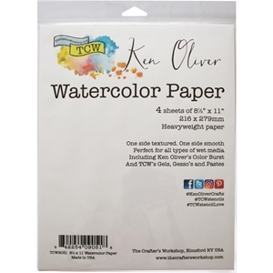 Picture of Ken Oliver Watercolor Paper Pack - Χαρτί Ακουαρέλας Δύο Όψεων 8.5"X11"