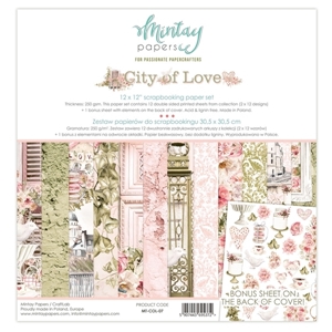 Picture of Mintay Papers Paper Pad 12''x12'' - City of Love