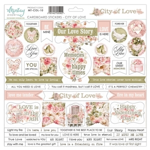 Picture of Mintay Papers Αυτοκόλλητα Chipboard - City of Love